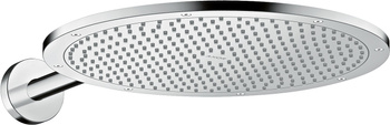 AX ShowerSolutions Głowica prysznicowa 350 1jet z ramieniem prysznicowym, Chrom
