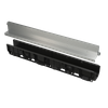 Odwodnienie zewnętrzne szczelinowe symetryczne 100 mm, stal ocynkowana