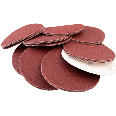 KRĄŻEK ŚCIERNY NA RZEP 125 MM GR 180