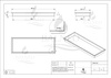 WALL-BOX ONE - Półka wnękowa INOX 90x30x7cm