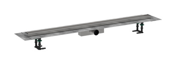 HG RainDrain Compact Kompletny odpływ liniowy 1200, ruszt do wyłożenia płytkami, standardowy