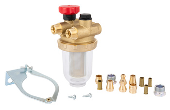 Filtr olejowy dwururowy Z 500 St, z wkładem stalowym, 220 l/h