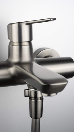 Bateria wannowa ścienna stała titanium Arnika BQA D10N