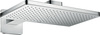 AX ShowerSolutions Głowica prysznicowa 460/300 1jet z ramieniem prysznicowym, rozeta softsquare, Chrom