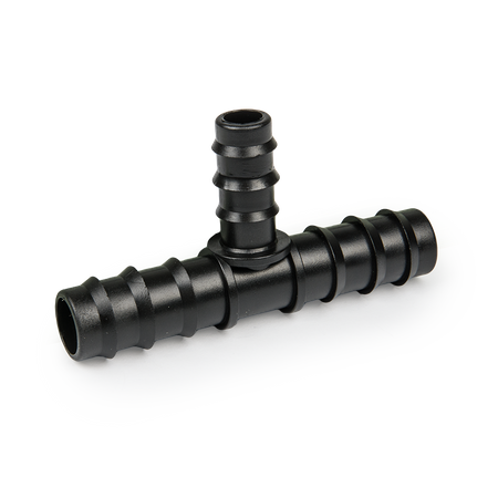 Trójnik, 2x wtyk na wąż 20mm, wtyk na wąż 16mm