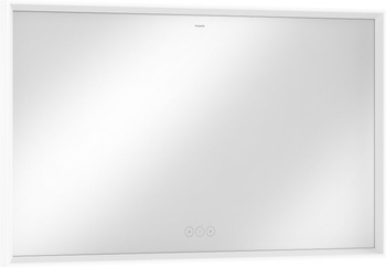 HG Xarita E Lustro z oświetleniem LED 1200/50, pojemnościowy sensor dotykowy, Biały Matowy