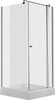 Kabina prysznicowa kwadratowa 90 cm chrom KTI 043P
