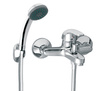 VASTO bateria wannowa z zestawem natryskowym, chrom