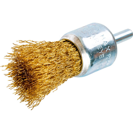 SZCZOTKA DO WIERT. PĘDZELKOWA 25 MM MOSIĄDZOWANA