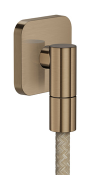 AX Wall outlet Fine Przyłącze węża, softsquare, Brąz Szczotkowany