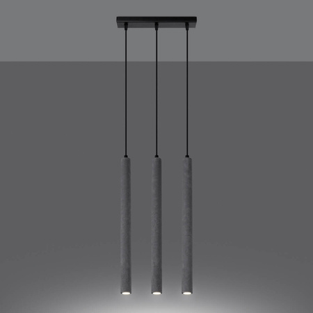 Lampa wisząca PASTELO 3L beton