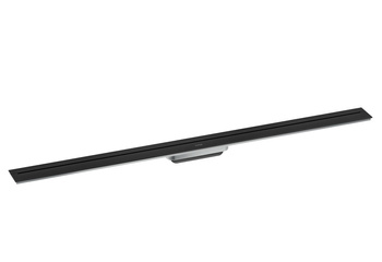 AX Drain Element zewnętrzny odpływu liniowego 1200, montaż przyścienny, Czarny Matowy