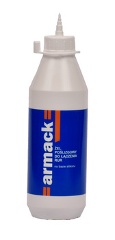 Pasta silikonowa do łączenia rur butelka 250g