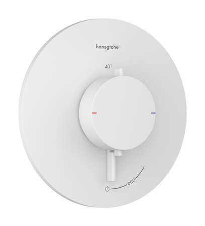 HG Ecostat Comfort S Bateria termostatyczna do 1 odbiornika, podtynkowa, Biały Matowy