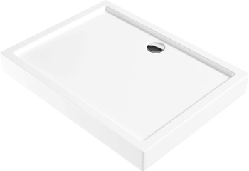 Brodzik akrylowy prostokątny 100x80 cm biały KTJ 046B