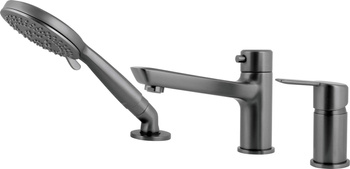 Bateria wannowa 3-otworowa stała titanium Arnika BQA D13M