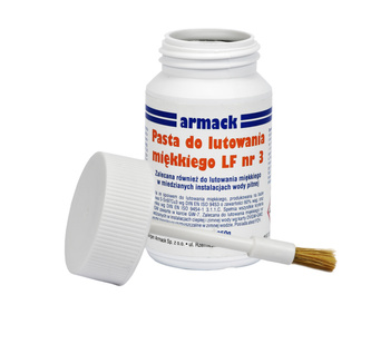 Pasta do lutowania miękkiego LF Nr 3 250g + pędzel