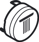 AX Symbol strumień Rain mały, Czarny