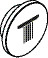 AX Symbol strumień Rain duży do modułu Select, Chrom