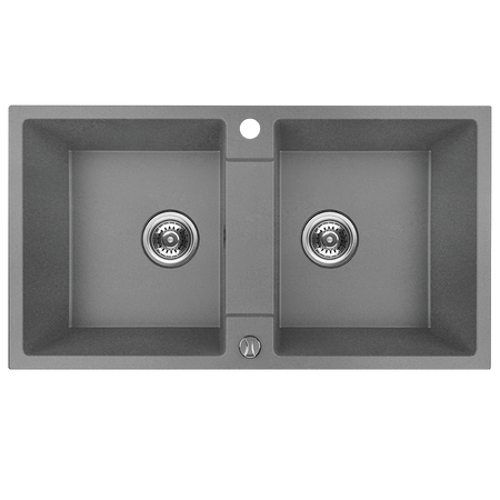 RAB zlewozmywak granitowy 2-komorowy