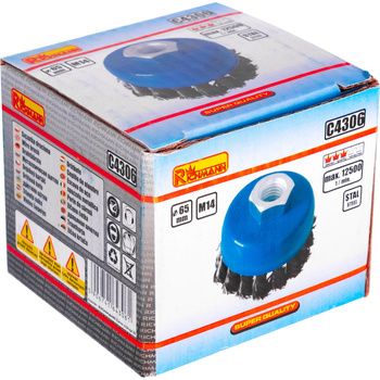 SZCZOTKA DO SZLIF. DOCZOŁOWA  65 MM DRUT SKRĘTNY