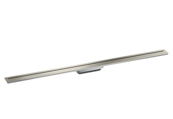 AX Drain Element zewnętrzny odpływu liniowego 1200, montaż odsunięty od ściany, Stal Szlachetna Szczotkowana