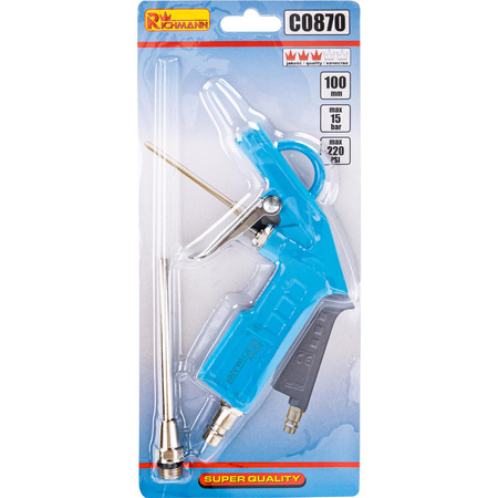 PISTOLET DO PRZEDMUCHIWANIA, DŁUGOŚĆ DYSZY 100 MM