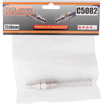 KOŃCÓWKA DO PRZEWODU POLIURET. 12x8 MM "MĘSKA"