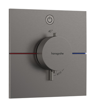 HG ShowerSelect Comfort E Bateria termostatyczna do 1 odbiornika, podtynkowa, Czarny Chrom Szczotkowany