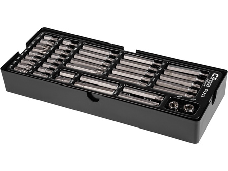 WKŁAD - ZESTAW BITÓW IMBUS,TORX I SPLINE 40 ELEM. + TACKA C1101