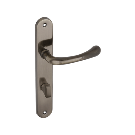 Klamka drzwiowa na szyldzie długim WC