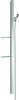 HG Unica Drążek prysznicowy E 150 cm z wężem Isiflex 160 cm i półkami, Chrom