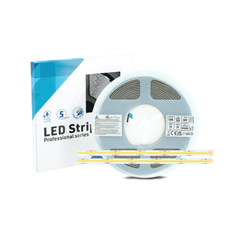 EXCELLENT Taśma 2640 LED COB IP65, 528 LED/m, 5m napięcie 24V, moc 10W/m, 4000 K, biała neutralna LIOS.COB.528N.24V10W.IP65
