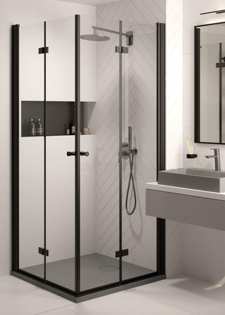 Brodzik granitowy prostokątny 120x90 cm szary metalik KQR S43B