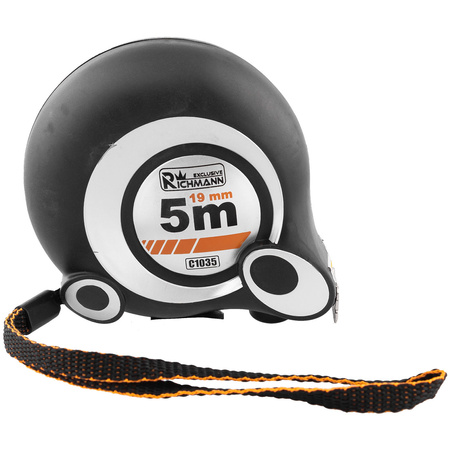 MIARA ERGONOMICZNA ZWIJANA METALOWA 7.5 M/25MM  NYLON