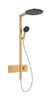 HG Raindance Alive S Komplet prysznicowy 300 2jet EcoSmart z termostatem ShowerSelect Comfort, Brąz Szczotkowany