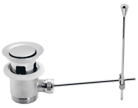 Korek automatyczny z cięgnem, 5/4", chrom