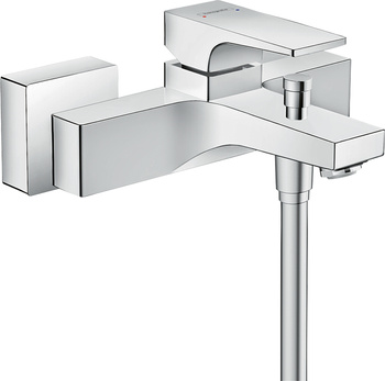 HG Metropol Jednouchwytowa bateria wannowa, natynkowa, Chrom
