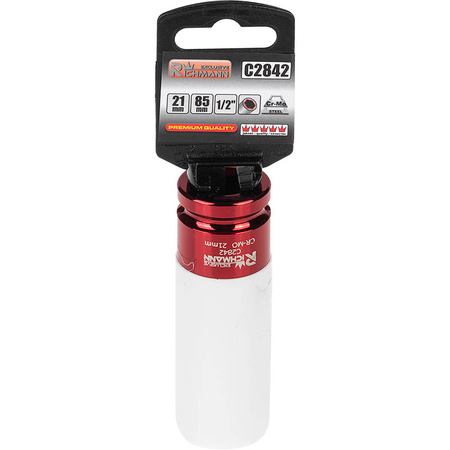 NASADKA UDAR. DŁUGA DO FELG ALU. 1/2' 21 MM, ZAWIESZKA