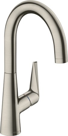 HG Talis M51 Jednouchwytowa bateria kuchenna 220, 1jet, Stal Szlachetna Finish