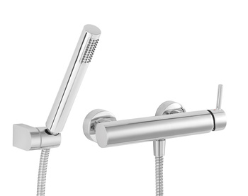 CIRICULUS zestaw natryskowy z baterią natryskową, chrom