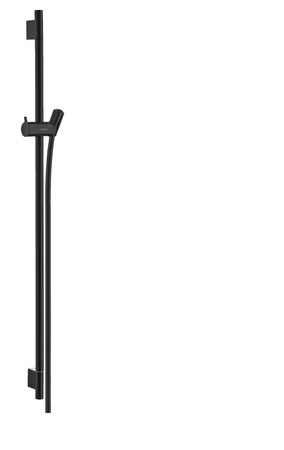 HG Unica Drążek prysznicowy S Puro 90 cm z wężem Isiflex 160 cm, Czarny Matowy