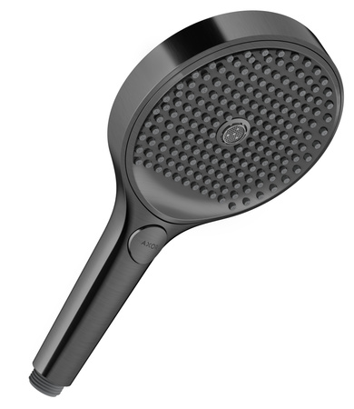 AX ShowerSolutions Główka prysznicowa 130 3jet EcoSmart+, Czarny Chrom Szczotkowany