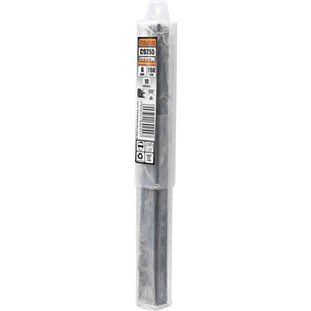 WIERTŁO DO METALU EXTRA DŁUGIE 6 MM (260 MM) PROFI