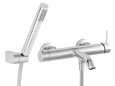 CIRICULUS zestaw natryskowy z baterią wannową, chrom