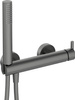 Bateria prysznicowa z zestawem prysznicowym titanium BQS D41M