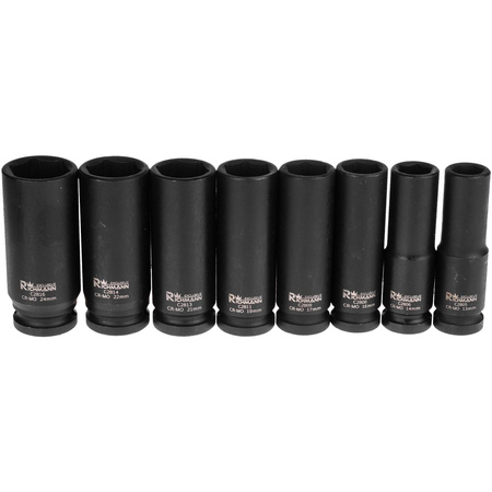 ZESTAW NASADEK UDAR. DŁUGICH 1/2' 13-24 MM  8 ELEM.