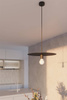 Lampa wisząca FLAVIO czarna