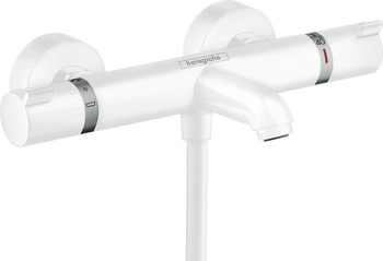 HG Ecostat Comfort Bateria wannowa, termostatyczna, natynkowa, Biały Matowy