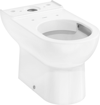 HG GladeLake S Miska kompaktowa WC 640, odpływ poziomy/pionowy, AquaChannel Flush, Biały